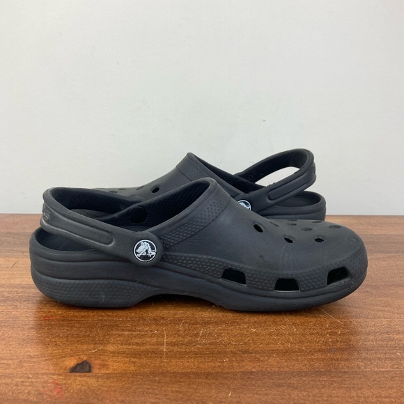 Crocs Classic Authentic Unisex Slides Clogs Black 5 Men And 7 Women’s Pre Owned - Picture 7 of 11